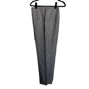 Talbots Women's Size 16 Linen Houndstooth Tailored Trousers Lined Preppy